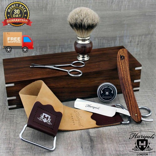 Wooden shaving gift set barber - shaving,