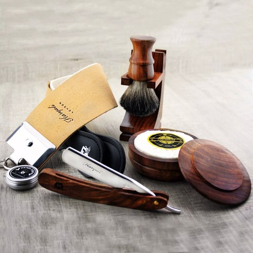 Barbers style vintage shaving - barbers,