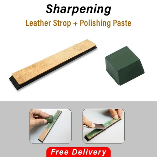 Leather strop for blade - strop,