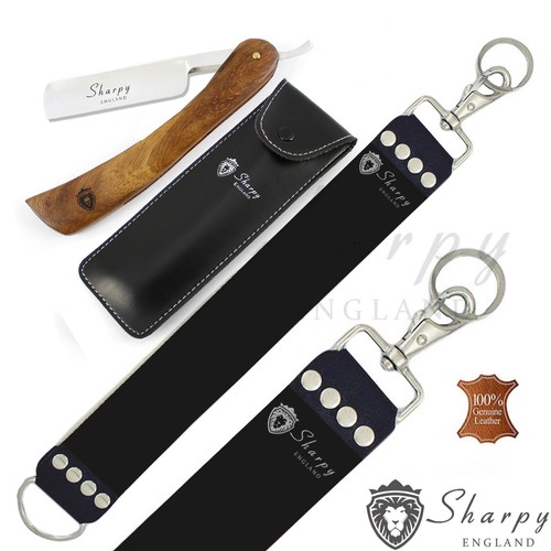 Wooden barber classic straight - wooden,