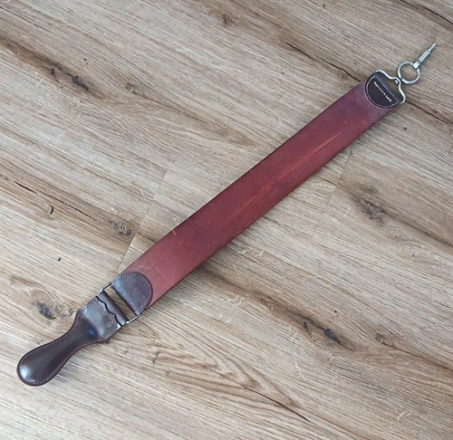 Swaty leather razor - leather, with