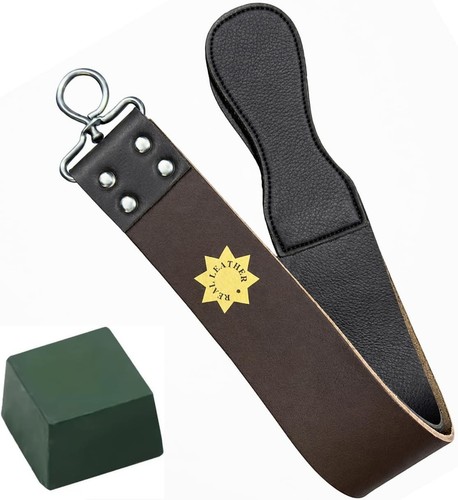 Leather strop belt for - strop,