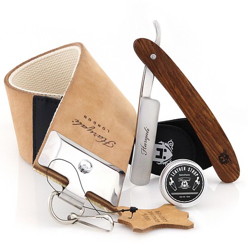 Wooden straight cut throat - wooden,