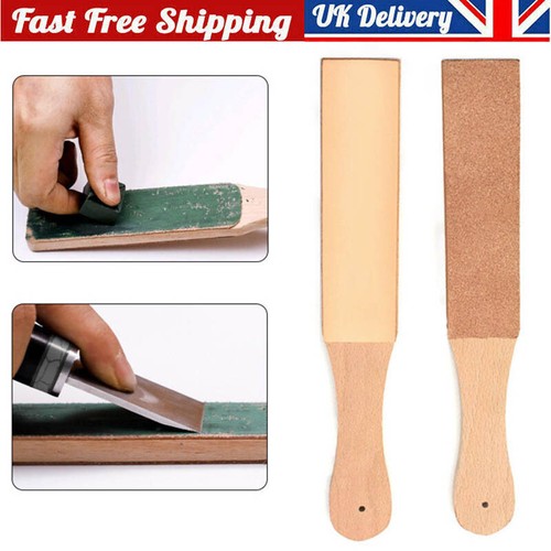 Dual sided leather blade - sided, strop