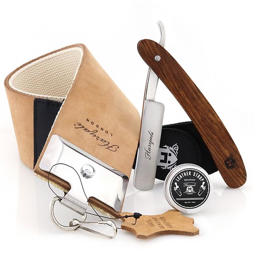 Men barber cut - cut, straight