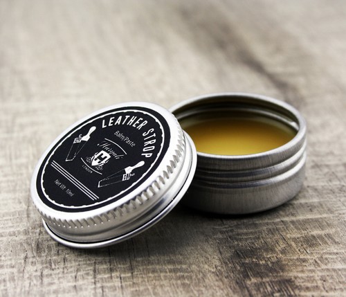 Barber salon stropping - barber, leather