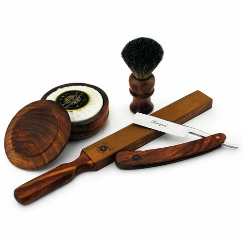 Vintage cut throat - throat, wooden